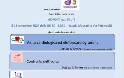 Giornata della Salute – 23 Novembre 2024